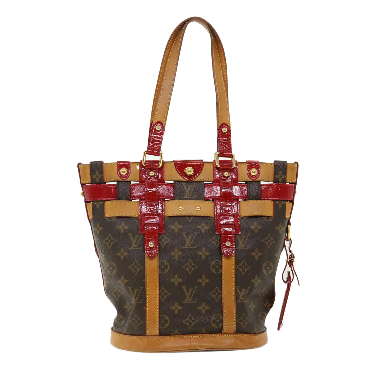 LOUIS VUITTON Monogram Ruby Neo bucket Tote Bag M95613 LV Auth 32973 - 0