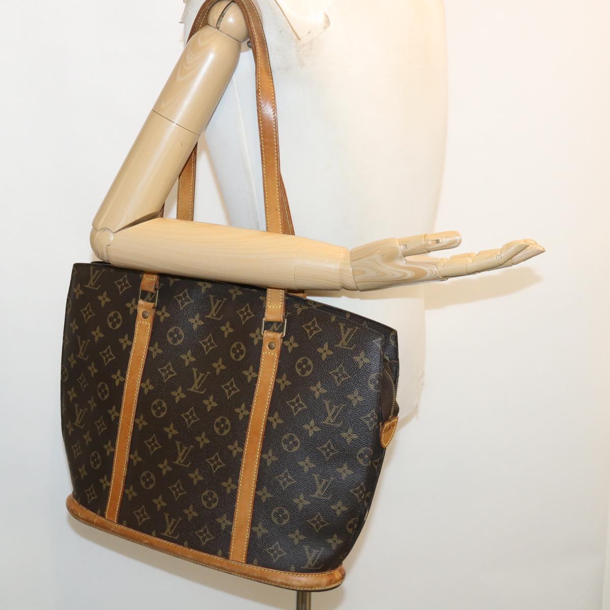 LOUIS VUITTON Monogram Babylone Tote Bag M51102 LV Auth 33001