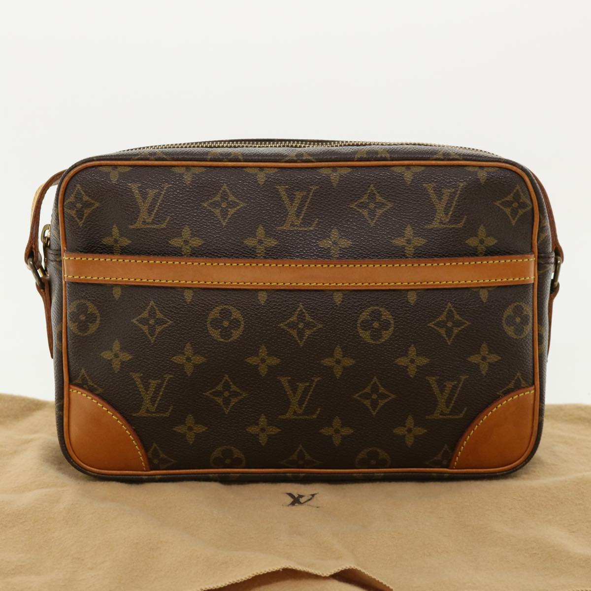 LOUIS VUITTON Monogram Trocadero 27 Shoulder Bag M51274 LV Auth 33019