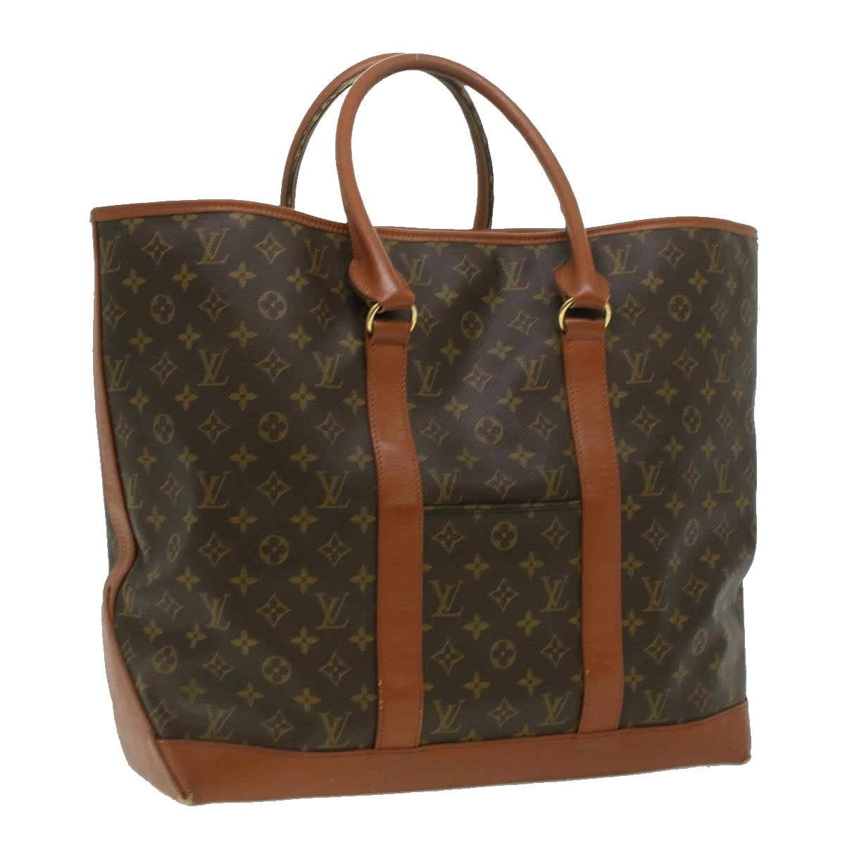 LOUIS VUITTON Monogram Sac Weekend GM Tote Bag M42420 LV Auth 33027