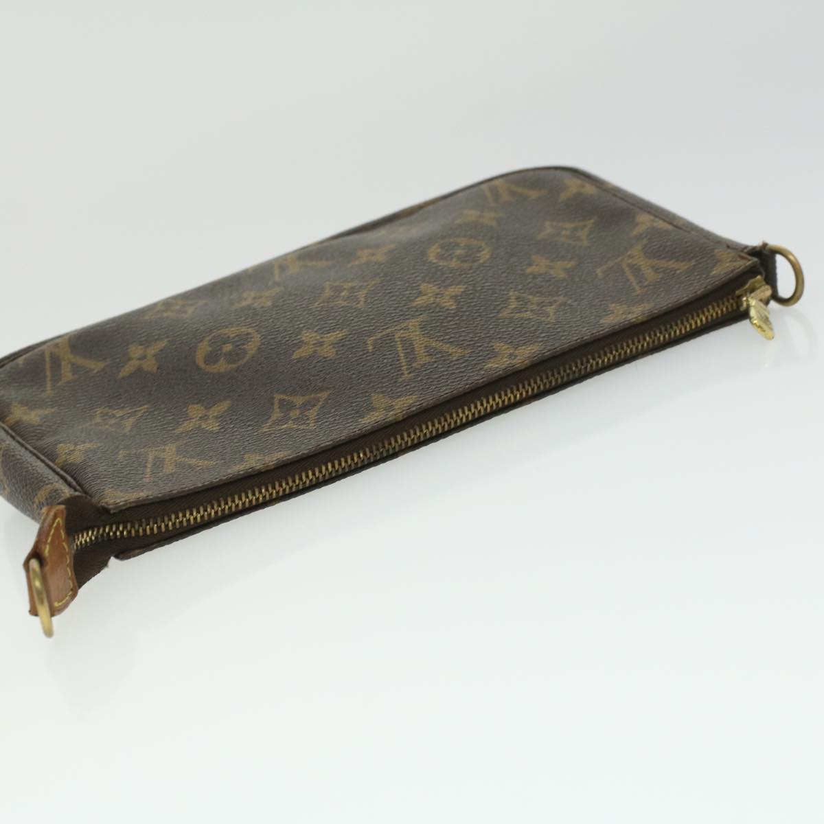 LOUIS VUITTON Monogram Pochette Accessoires Pouch M51980 LV Auth 33045