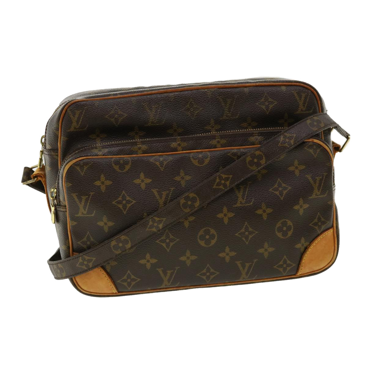 LOUIS VUITTON Monogram Nile Shoulder Bag M45244 LV Auth 33047