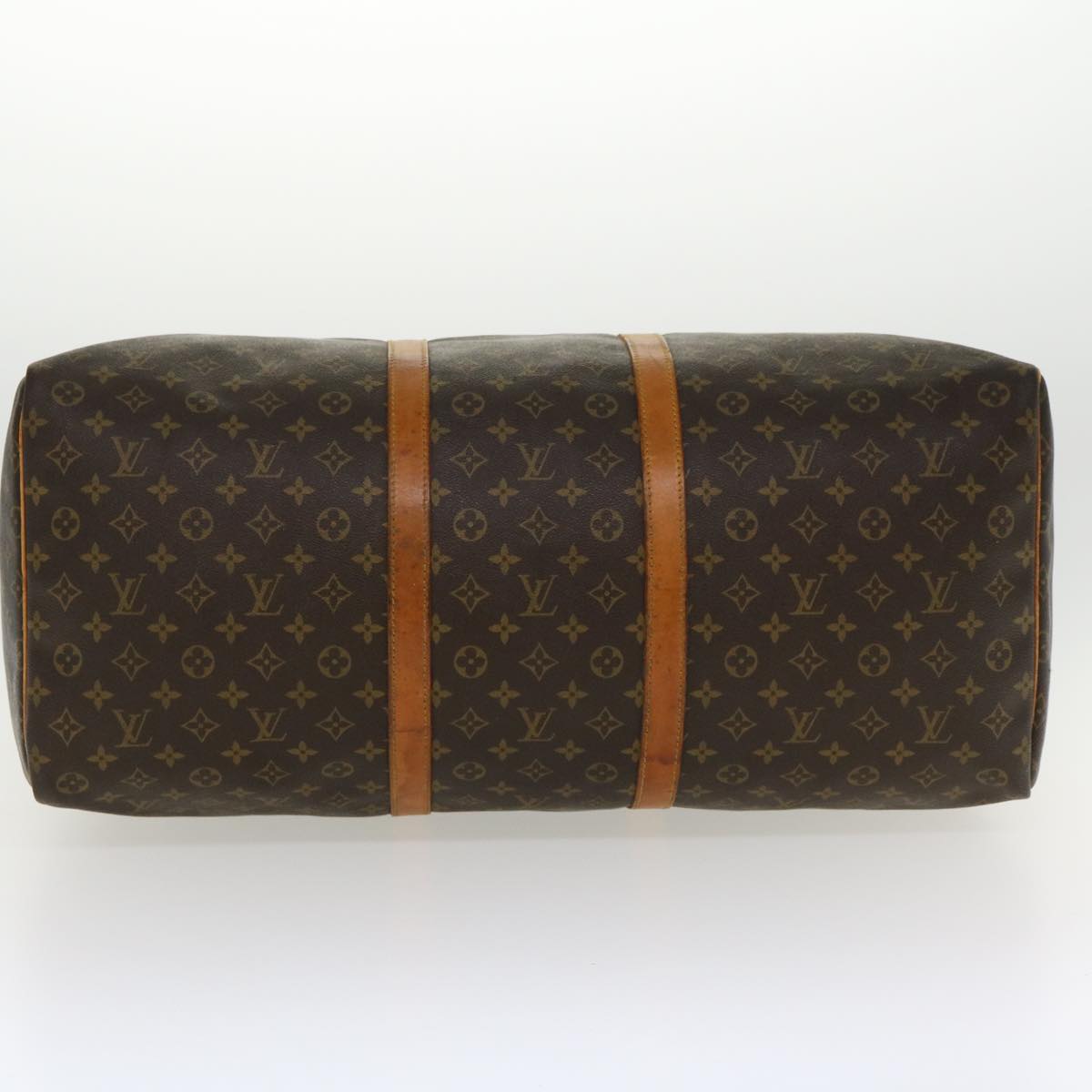 LOUIS VUITTON Monogram Keepall 60 Boston Bag M41422 LV Auth 33067