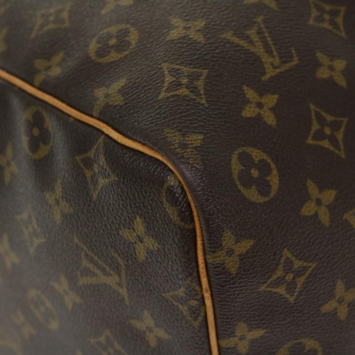 LOUIS VUITTON Monogram Keepall 60 Boston Bag M41422 LV Auth 33067