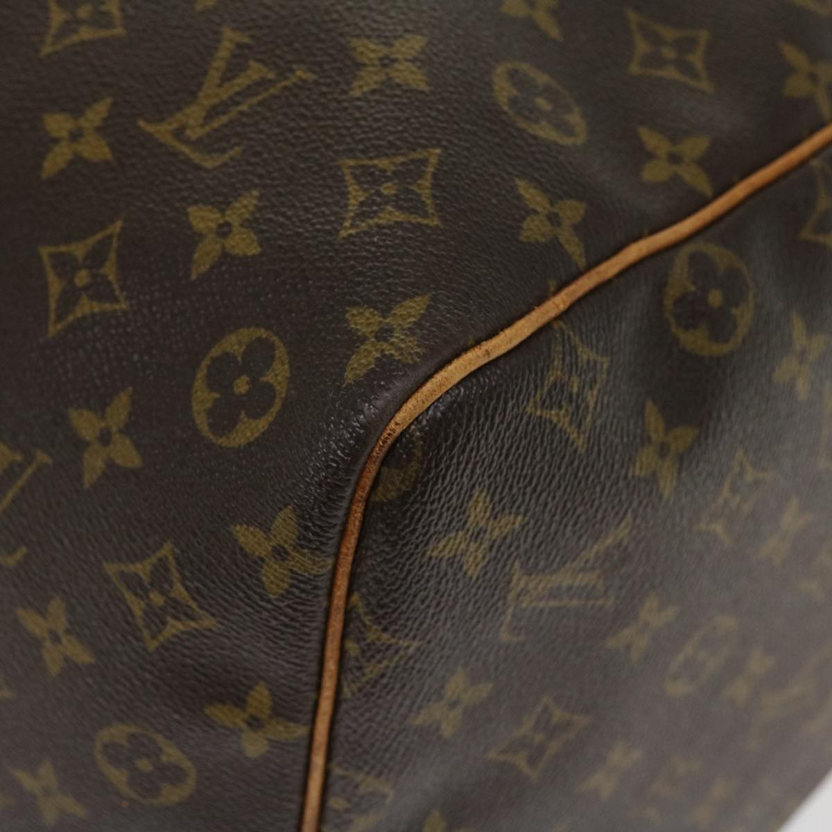 LOUIS VUITTON Monogram Keepall 60 Boston Bag M41422 LV Auth 33067