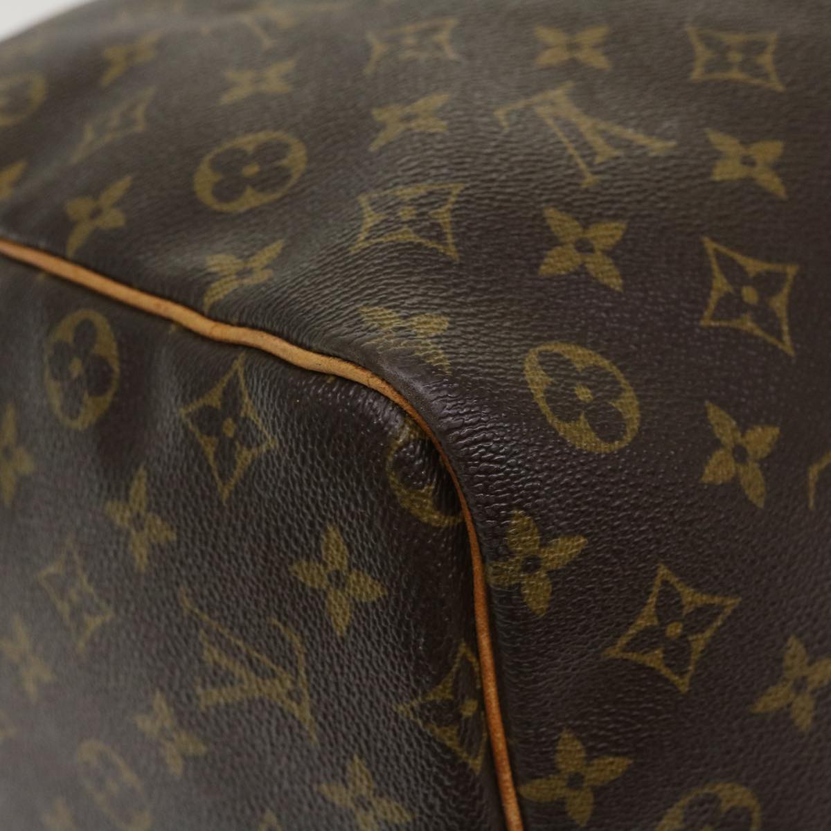 LOUIS VUITTON Monogram Keepall 60 Boston Bag M41422 LV Auth 33067