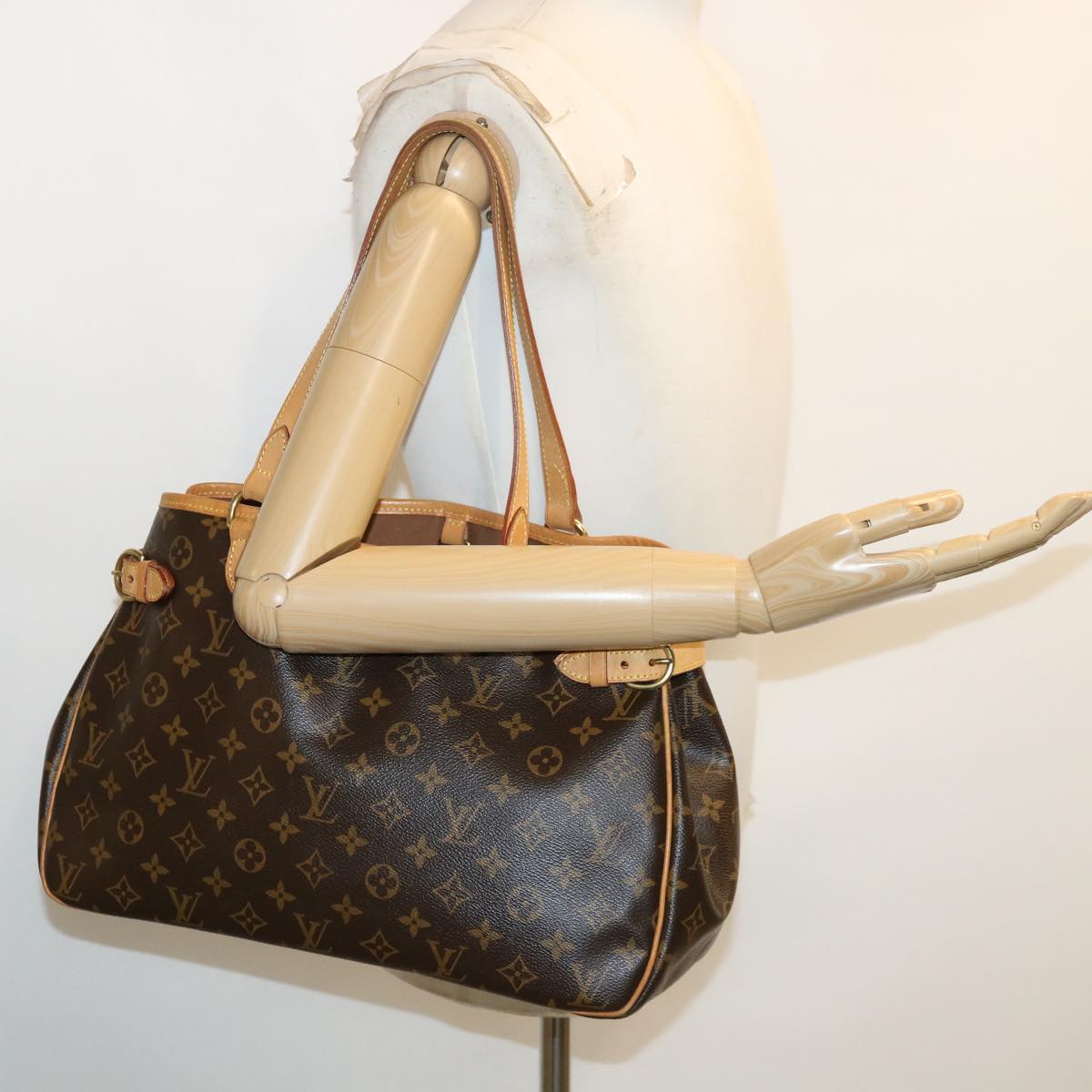 LOUIS VUITTON Monogram Batignolles Horizontal Tote Bag M51154 LV Auth 33171