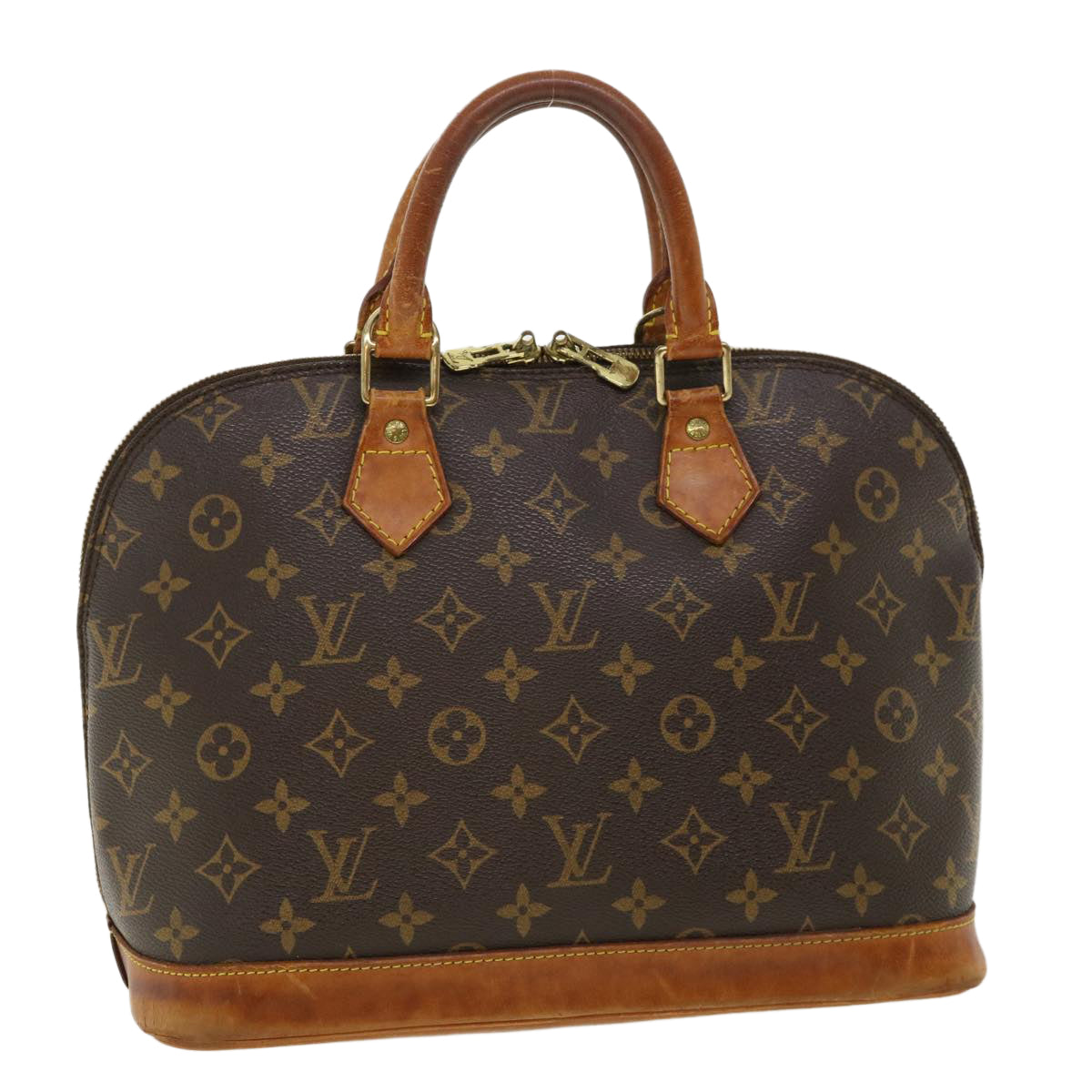 LOUIS VUITTON Monogram Alma Hand Bag M51130 LV Auth 33185