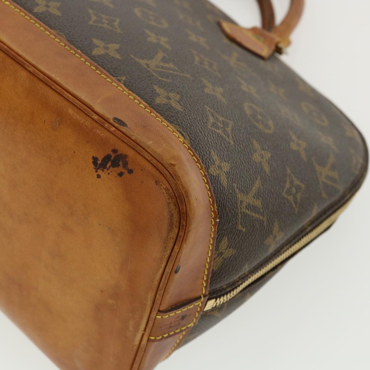 LOUIS VUITTON Monogram Alma Hand Bag M51130 LV Auth 33185