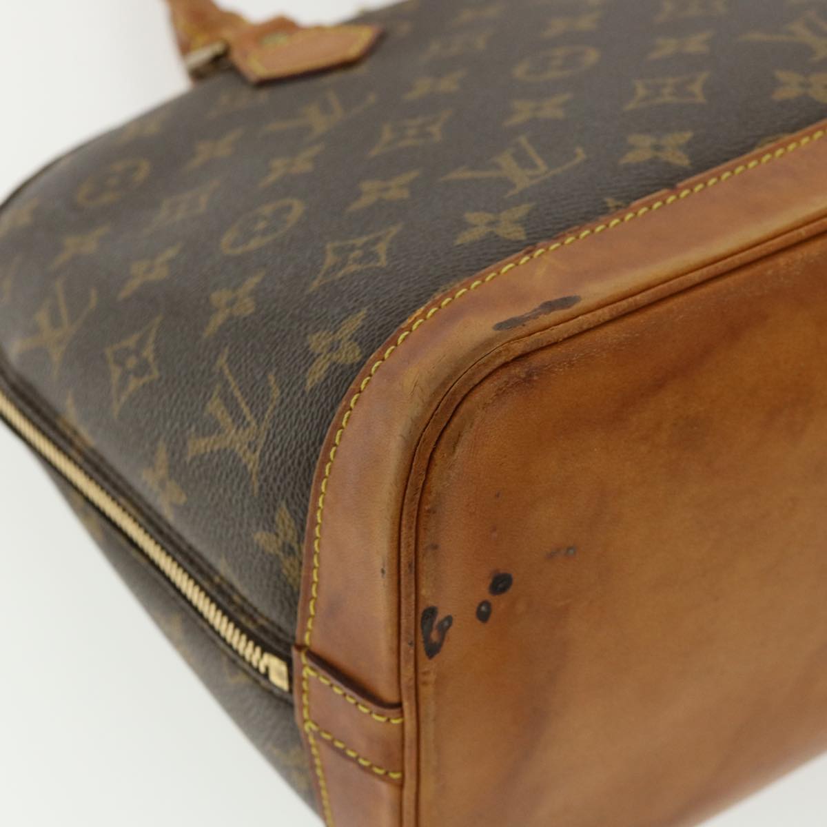 LOUIS VUITTON Monogram Alma Hand Bag M51130 LV Auth 33185