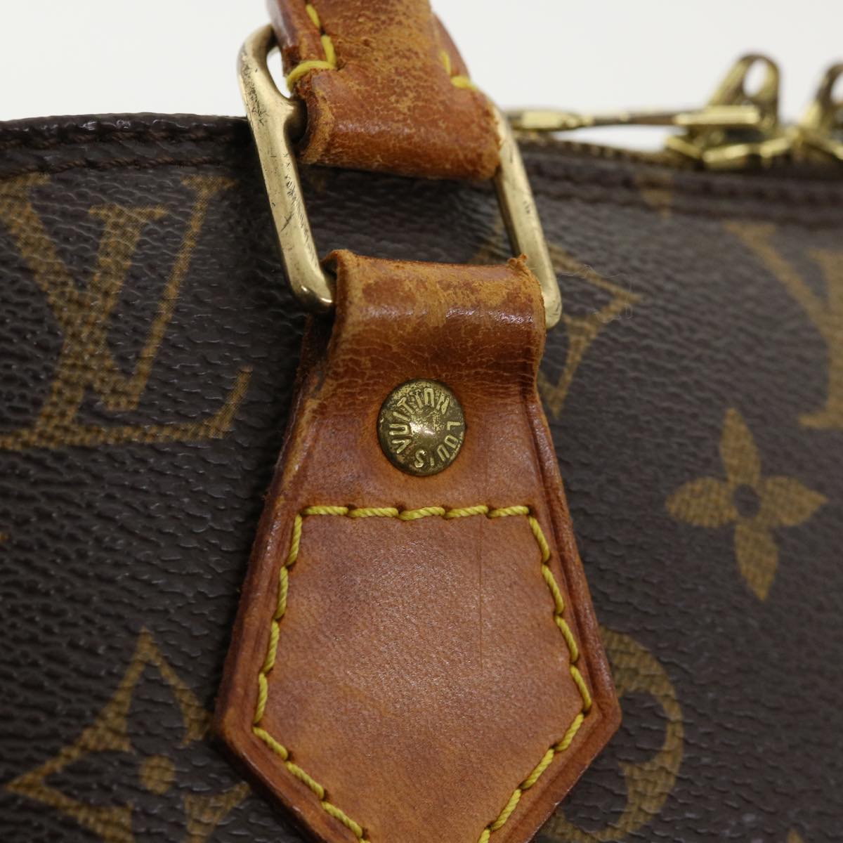 LOUIS VUITTON Monogram Alma Hand Bag M51130 LV Auth 33185