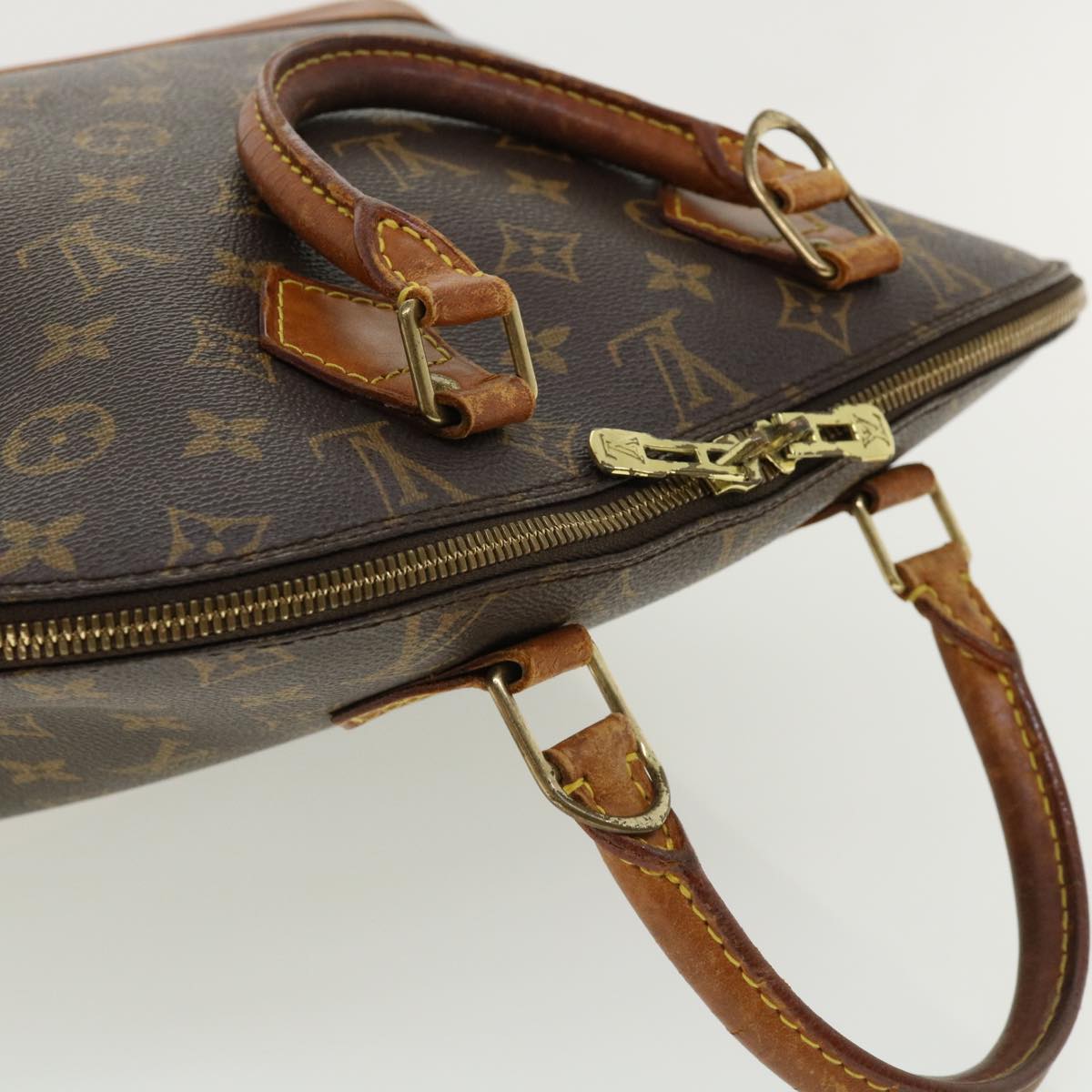 LOUIS VUITTON Monogram Alma Hand Bag M51130 LV Auth 33185