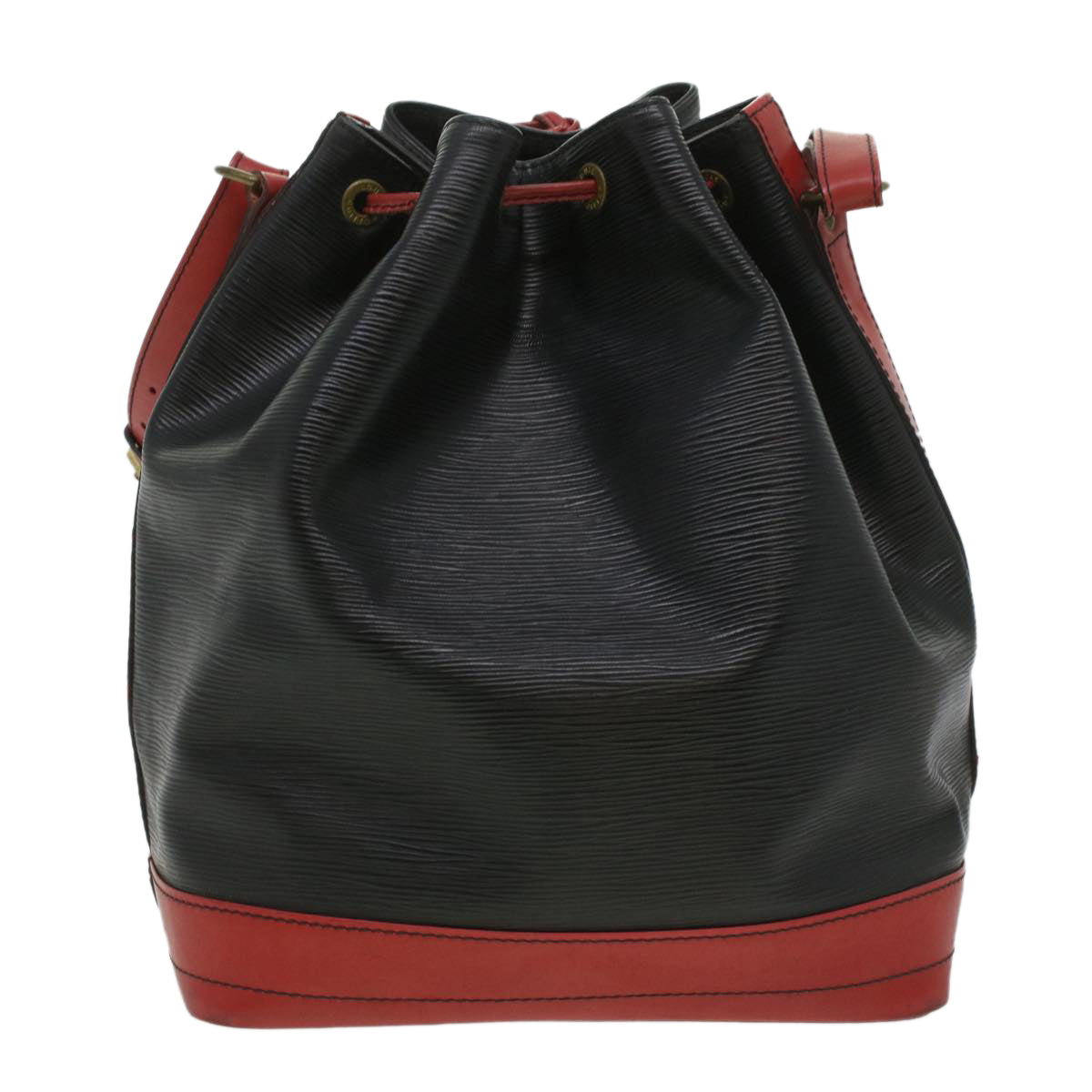 LOUIS VUITTON Epi By color Noe Shoulder Bag Black Red M44017 LV Auth 33205 - 0