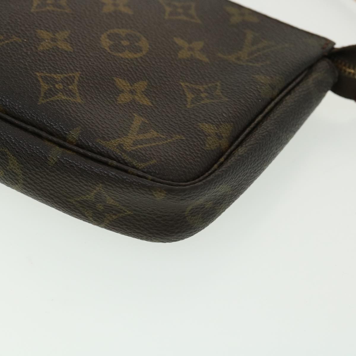 LOUIS VUITTON Monogram Pochette Accessoires Pouch M51980 LV Auth 33225