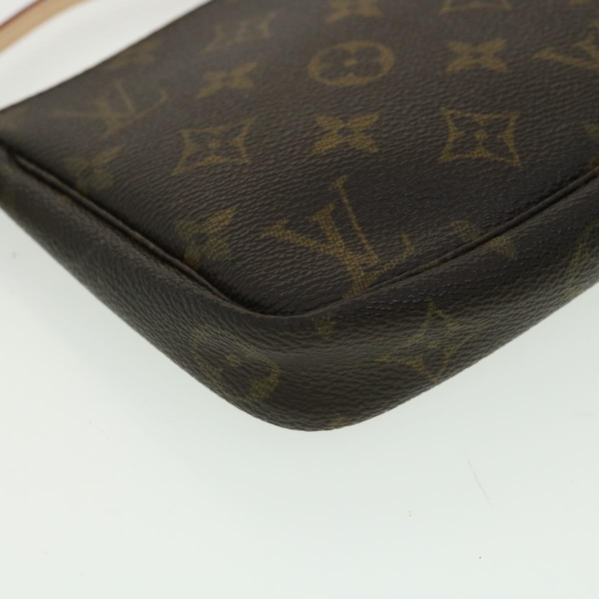 LOUIS VUITTON Monogram Pochette Accessoires Pouch M51980 LV Auth 33225