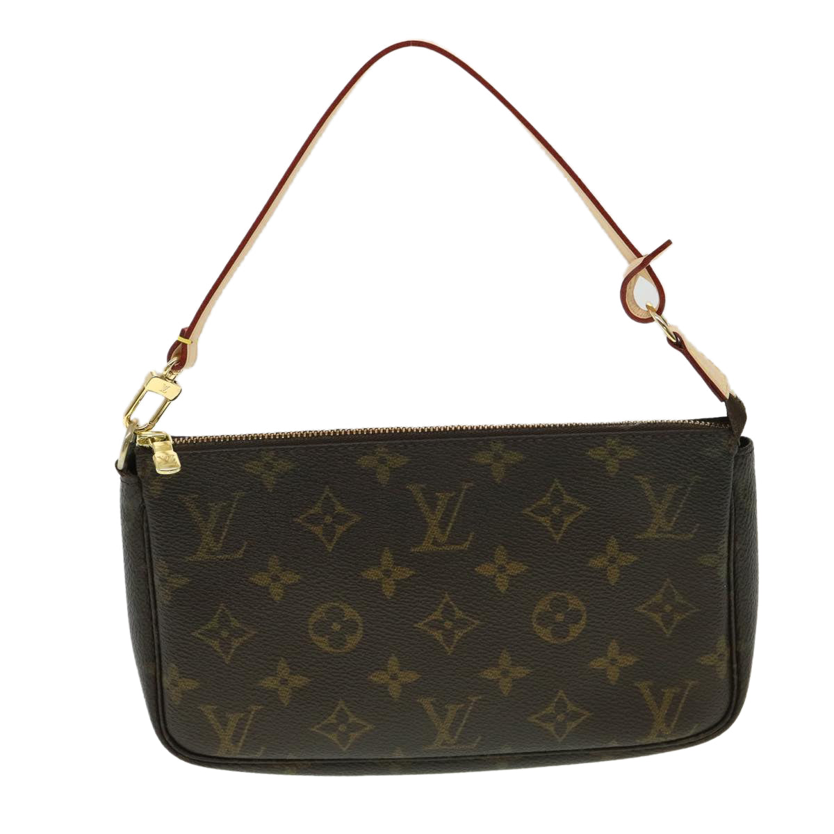 LOUIS VUITTON Monogram Pochette Accessoires Pouch M51980 LV Auth 33225