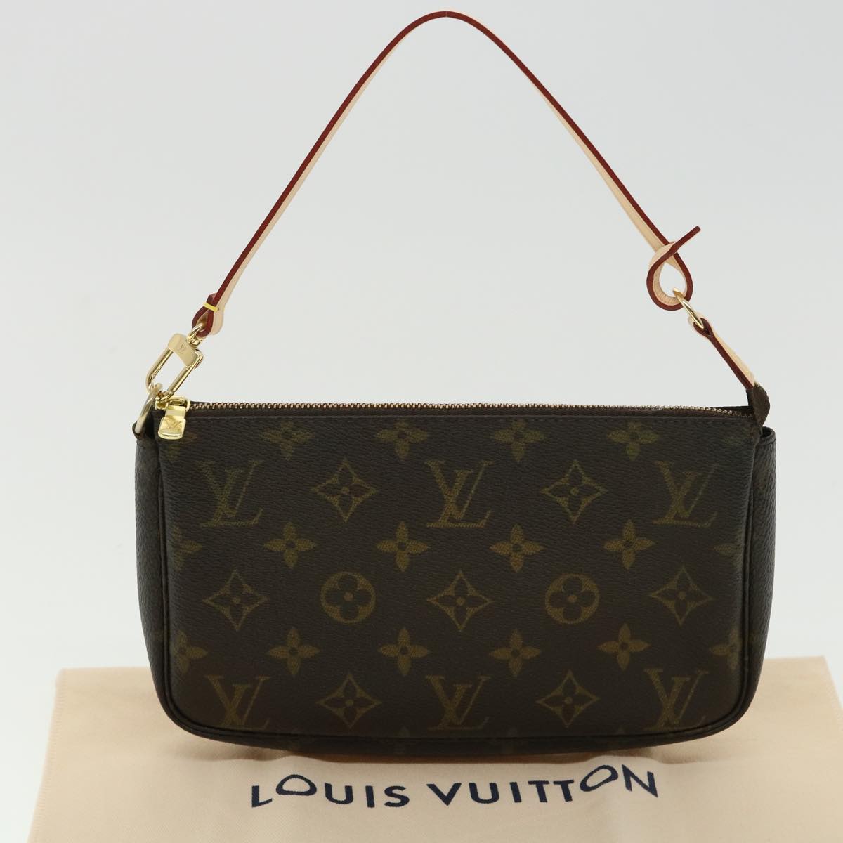 LOUIS VUITTON Monogram Pochette Accessoires Pouch M51980 LV Auth 33225