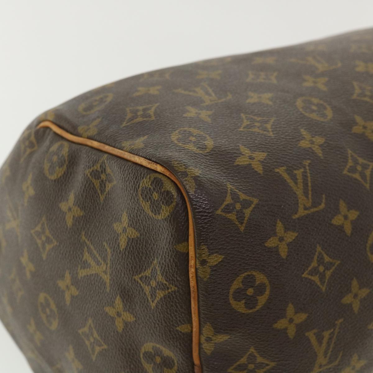 LOUIS VUITTON Monogram Speedy 35 Hand Bag M41524 LV Auth 33254