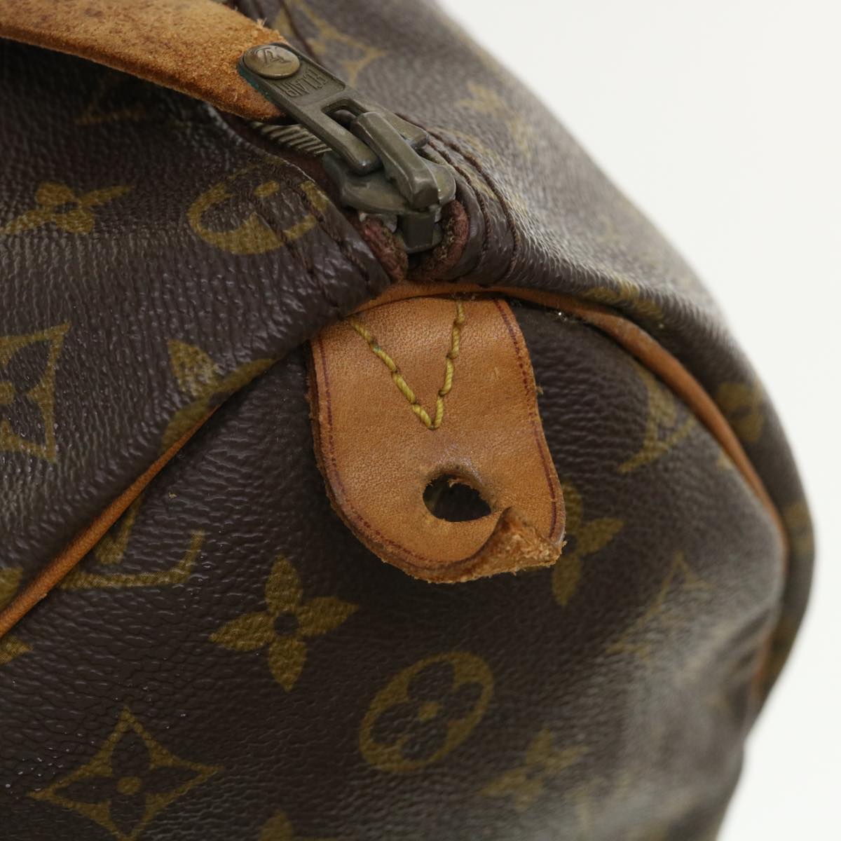 LOUIS VUITTON Monogram Speedy 35 Hand Bag M41524 LV Auth 33254