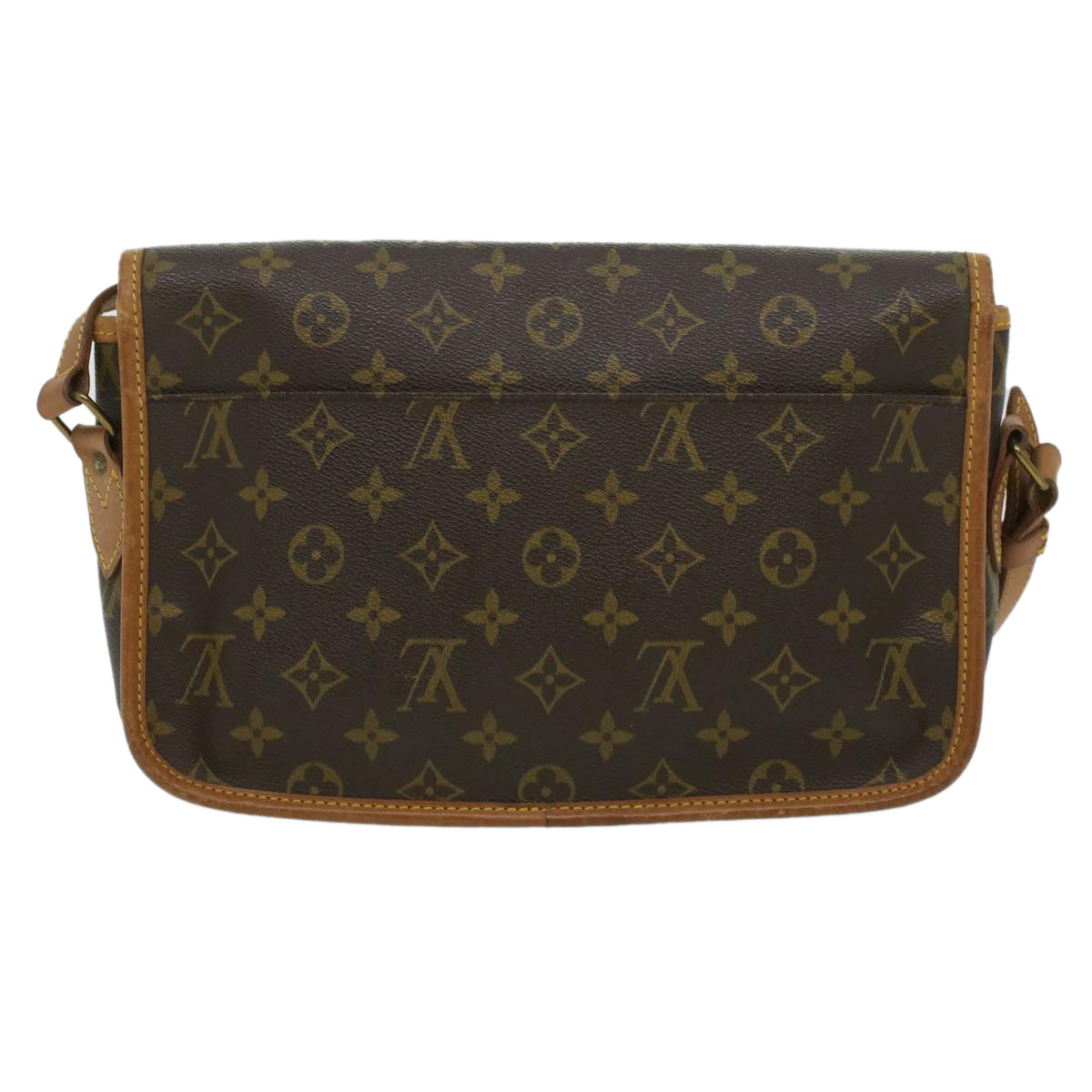 LOUIS VUITTON Monogram Gibeciere MM Shoulder Bag M42247 LV Auth 33257