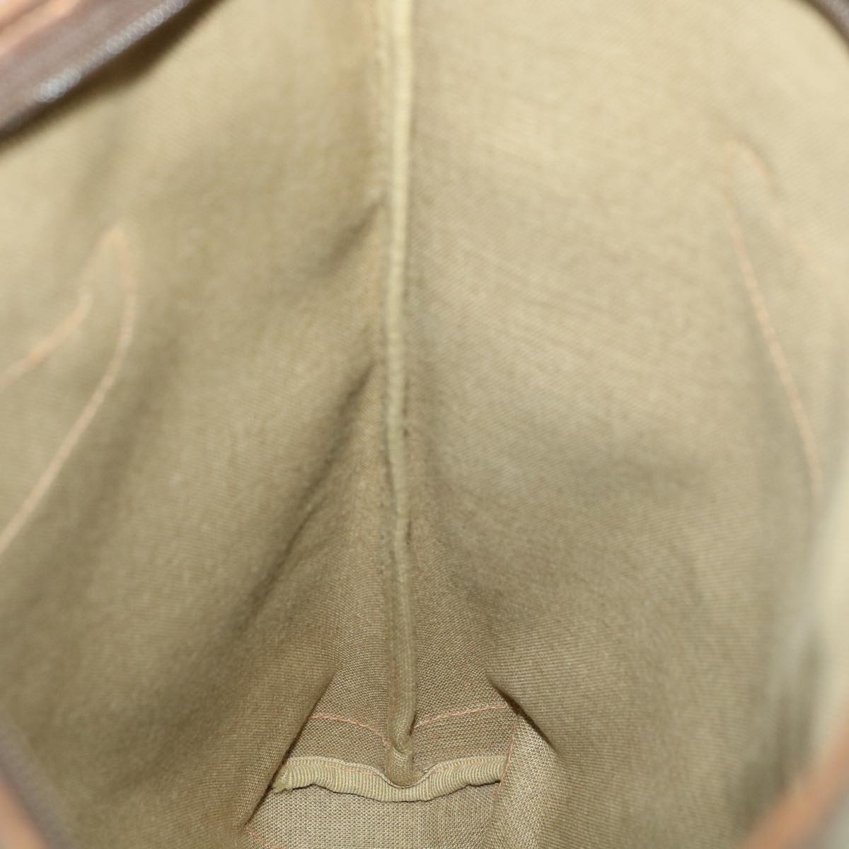 GUCCI GG Canvas Shoulder Bag PVC Leather Brown Auth 33271