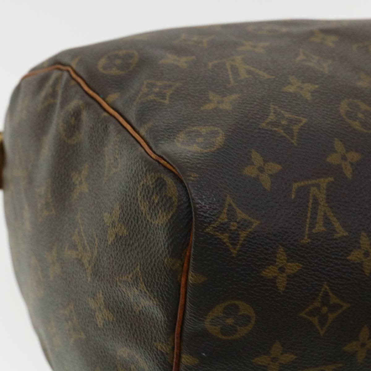 LOUIS VUITTON Monogram Speedy 35 Hand Bag M41524 LV Auth 33311