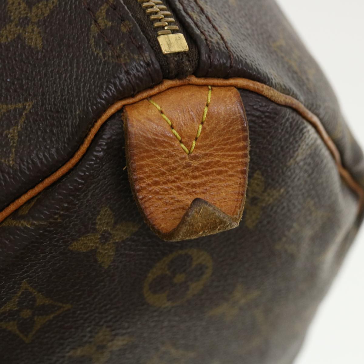 LOUIS VUITTON Monogram Speedy 35 Hand Bag M41524 LV Auth 33311