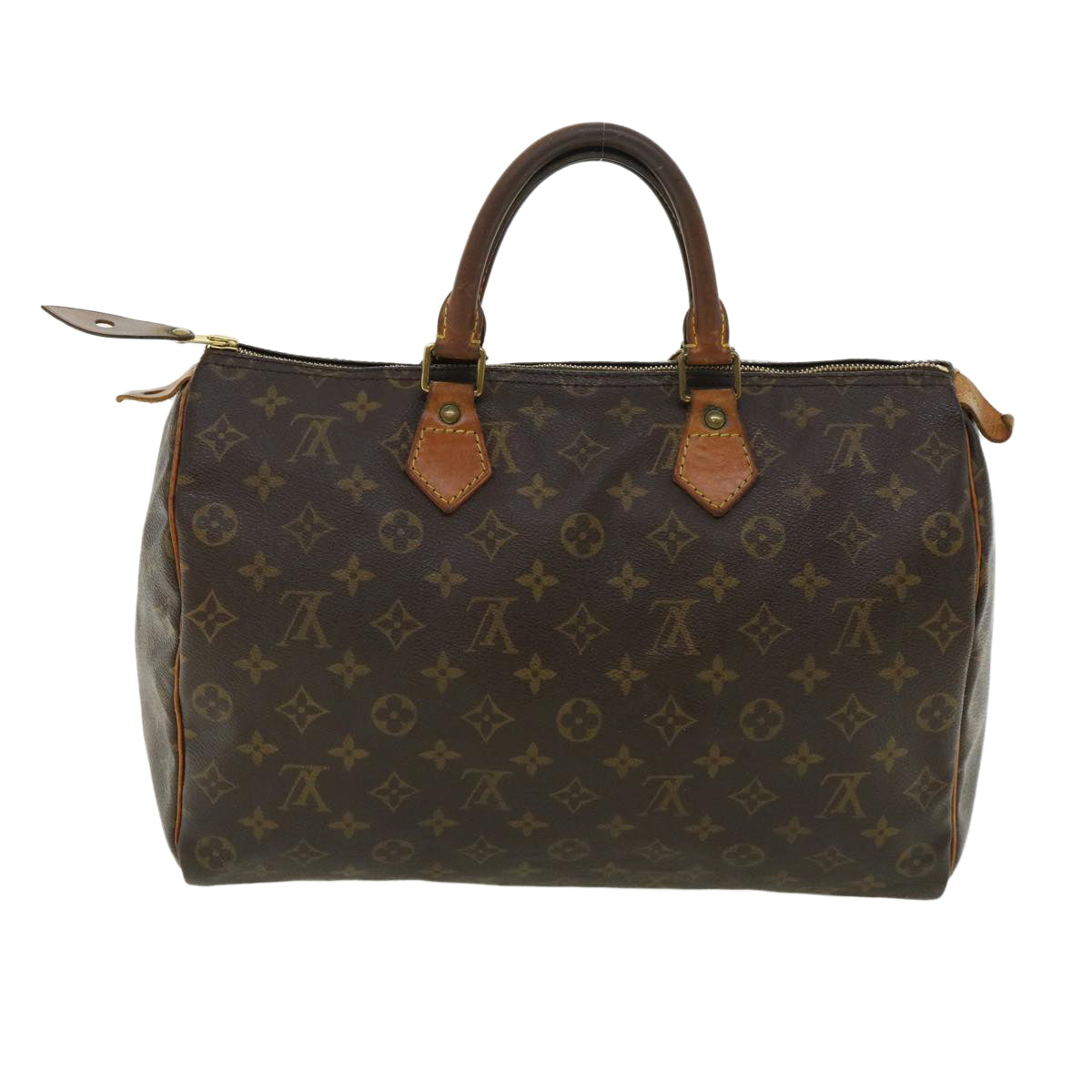 LOUIS VUITTON Monogram Speedy 35 Hand Bag M41524 LV Auth 33311