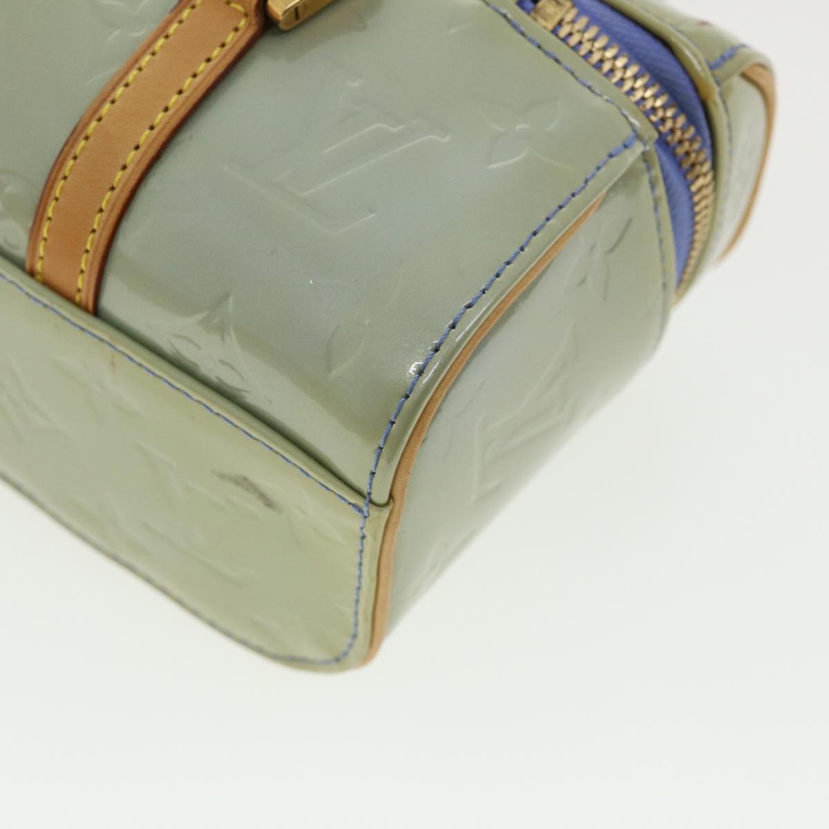 LOUIS VUITTON Vernis Sullivan horizontal Shoulder Bag Lavand M91266 Auth 33317