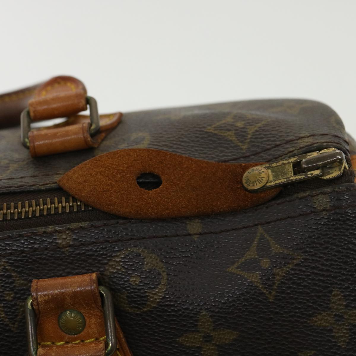 LOUIS VUITTON Monogram Speedy 30 Hand Bag M41526 LV Auth 33359