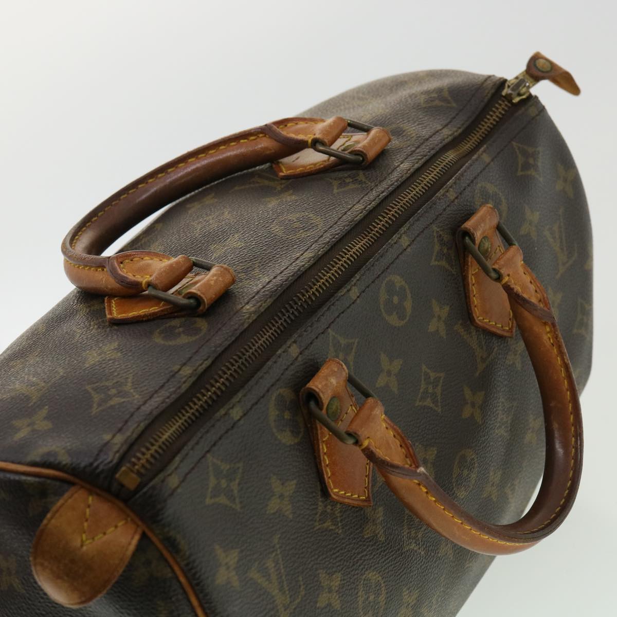 LOUIS VUITTON Monogram Speedy 30 Hand Bag M41526 LV Auth 33359