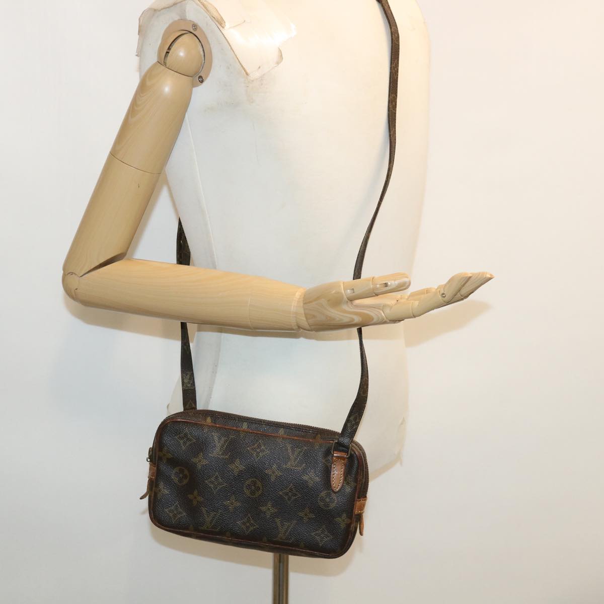 LOUIS VUITTON Monogram Marly Bandouliere Shoulder Bag M51828 LV Auth 33383