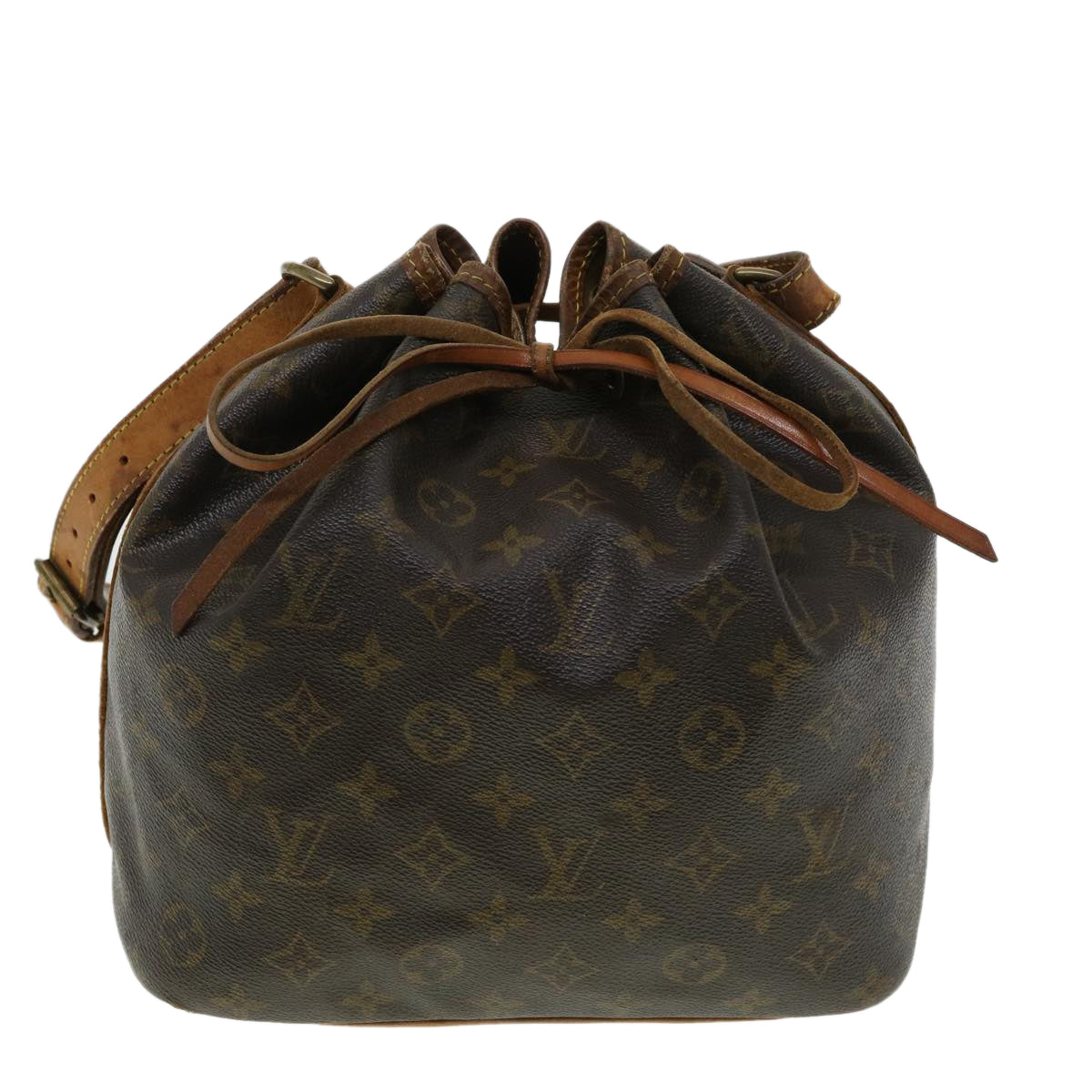 LOUIS VUITTON Monogram Petit Noe Shoulder Bag M42226 LV Auth 33402