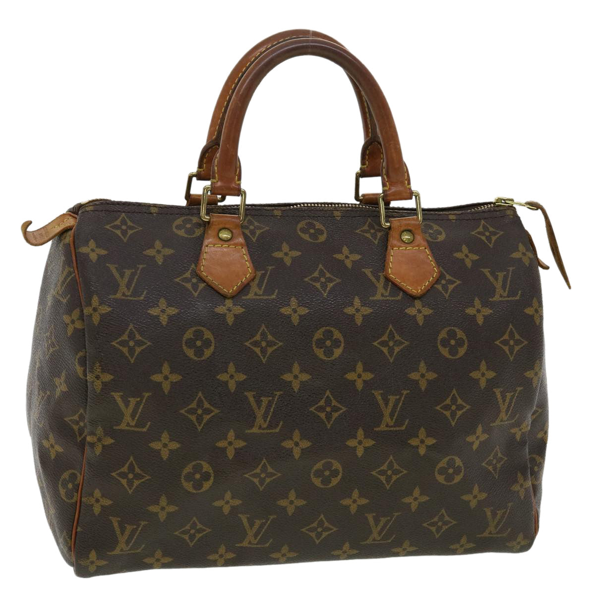 LOUIS VUITTON Monogram Speedy 30 Hand Bag M41526 LV Auth 33417