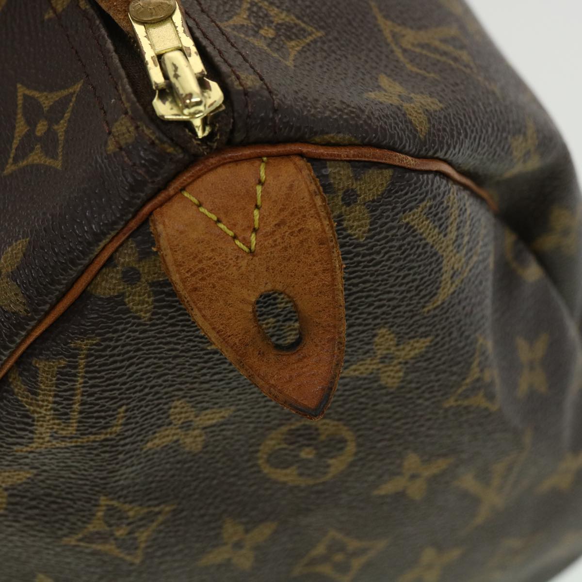 LOUIS VUITTON Monogram Speedy 30 Hand Bag M41526 LV Auth 33417