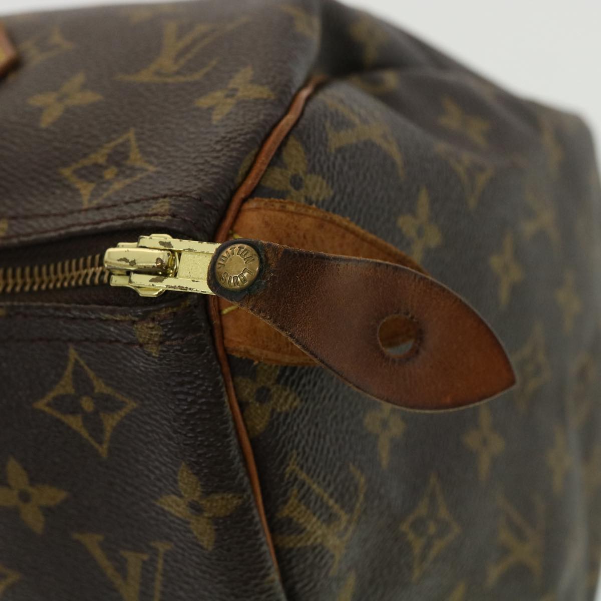 LOUIS VUITTON Monogram Speedy 30 Hand Bag M41526 LV Auth 33417