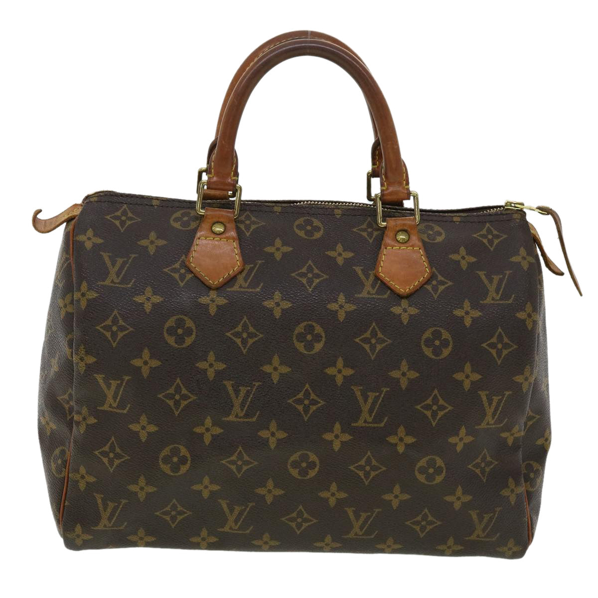 LOUIS VUITTON Monogram Speedy 30 Hand Bag M41526 LV Auth 33417