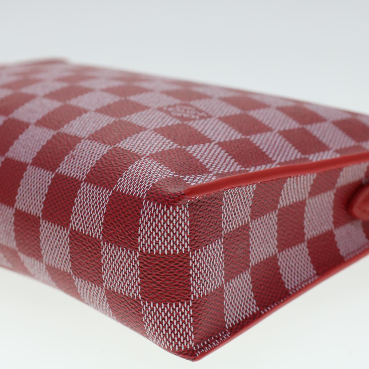 LOUIS VUITTON Damier Color Module Clutch Bag 2way Red N41306 LV Auth 33431A