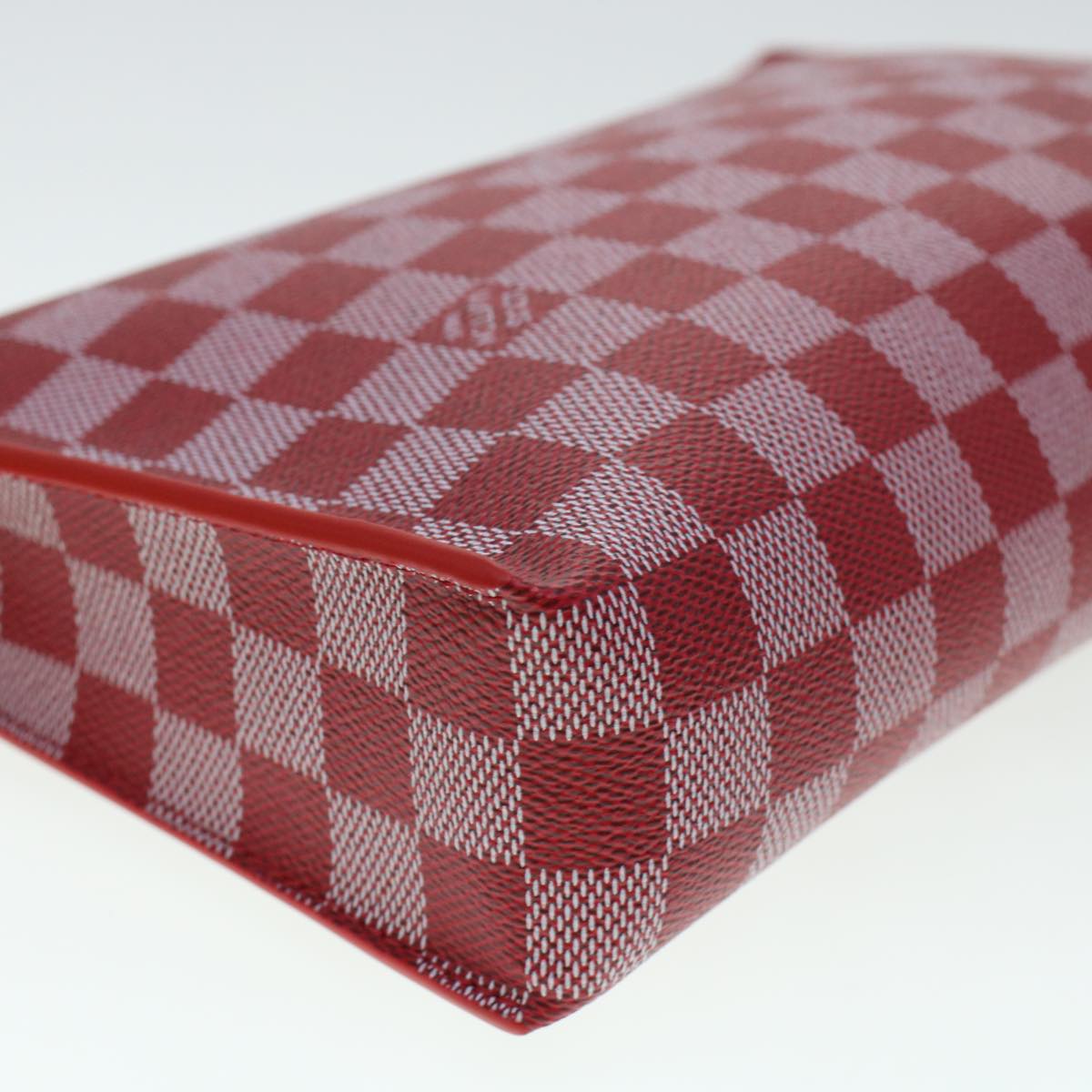 LOUIS VUITTON Damier Color Module Clutch Bag 2way Red N41306 LV Auth 33431A