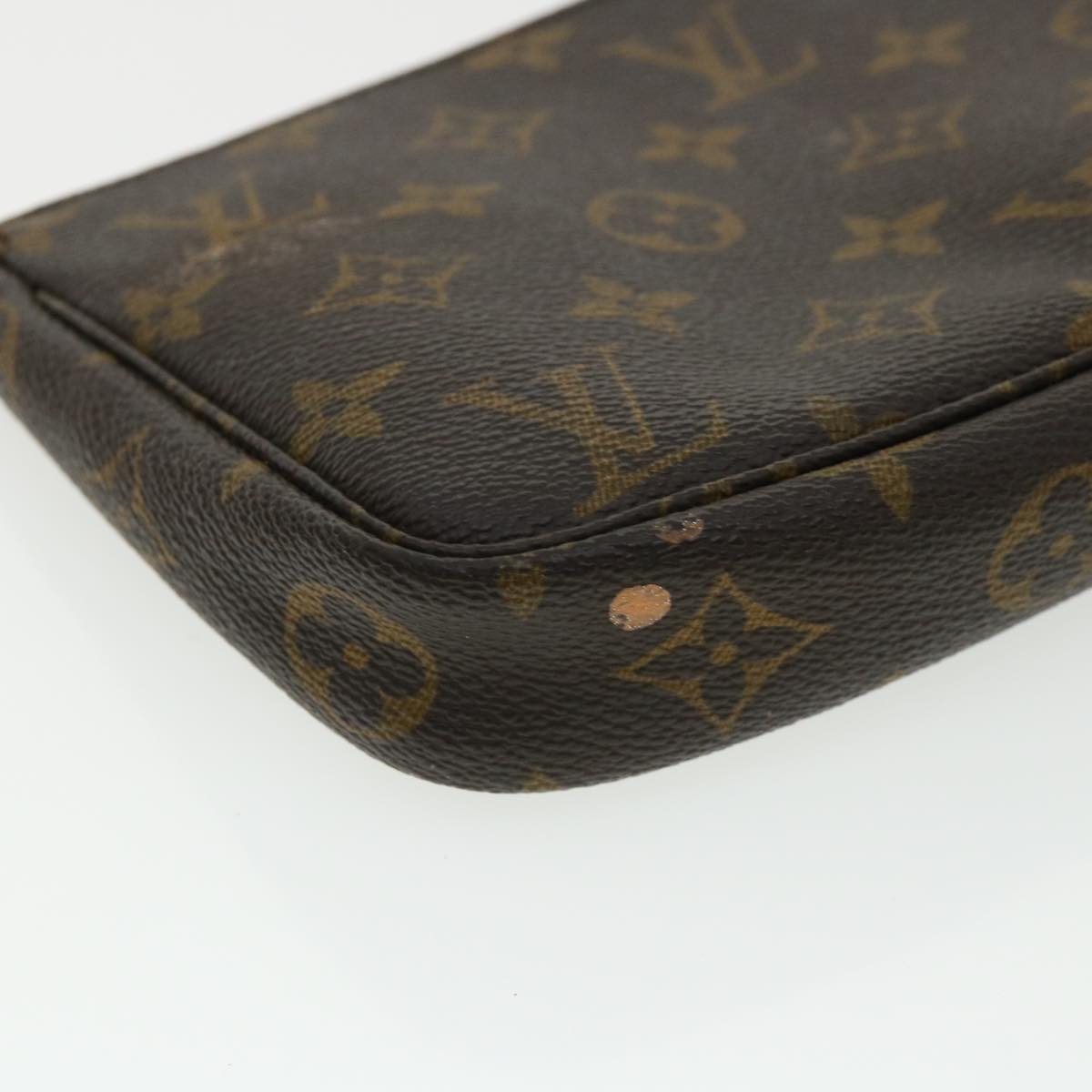 LOUIS VUITTON Monogram Pochette Accessoires Pouch M51980 LV Auth 33455