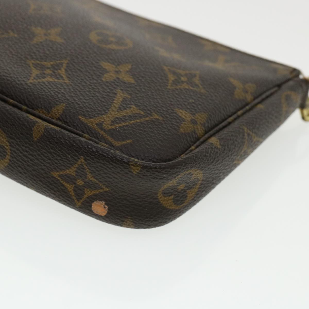 LOUIS VUITTON Monogram Pochette Accessoires Pouch M51980 LV Auth 33455