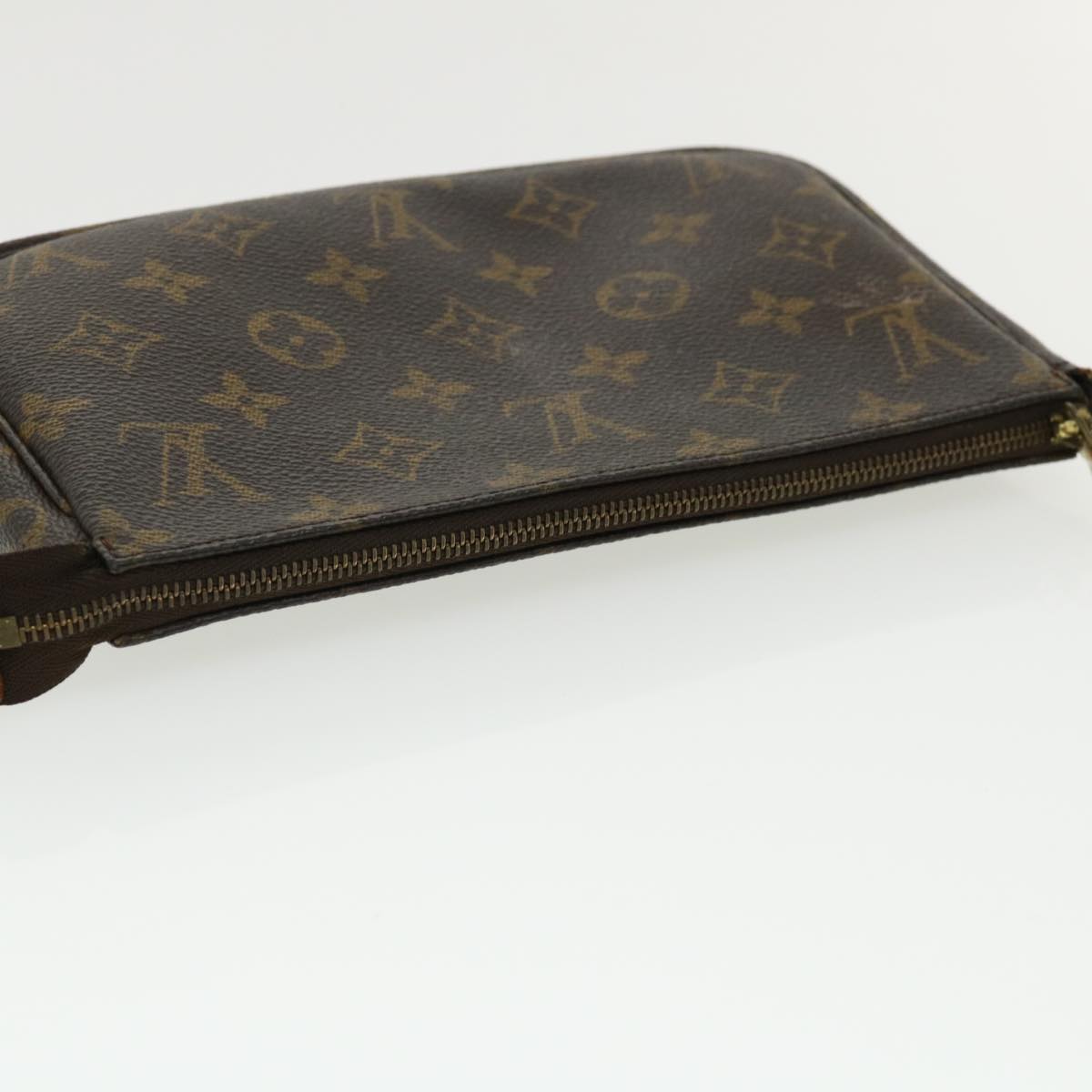 LOUIS VUITTON Monogram Pochette Accessoires Pouch M51980 LV Auth 33455