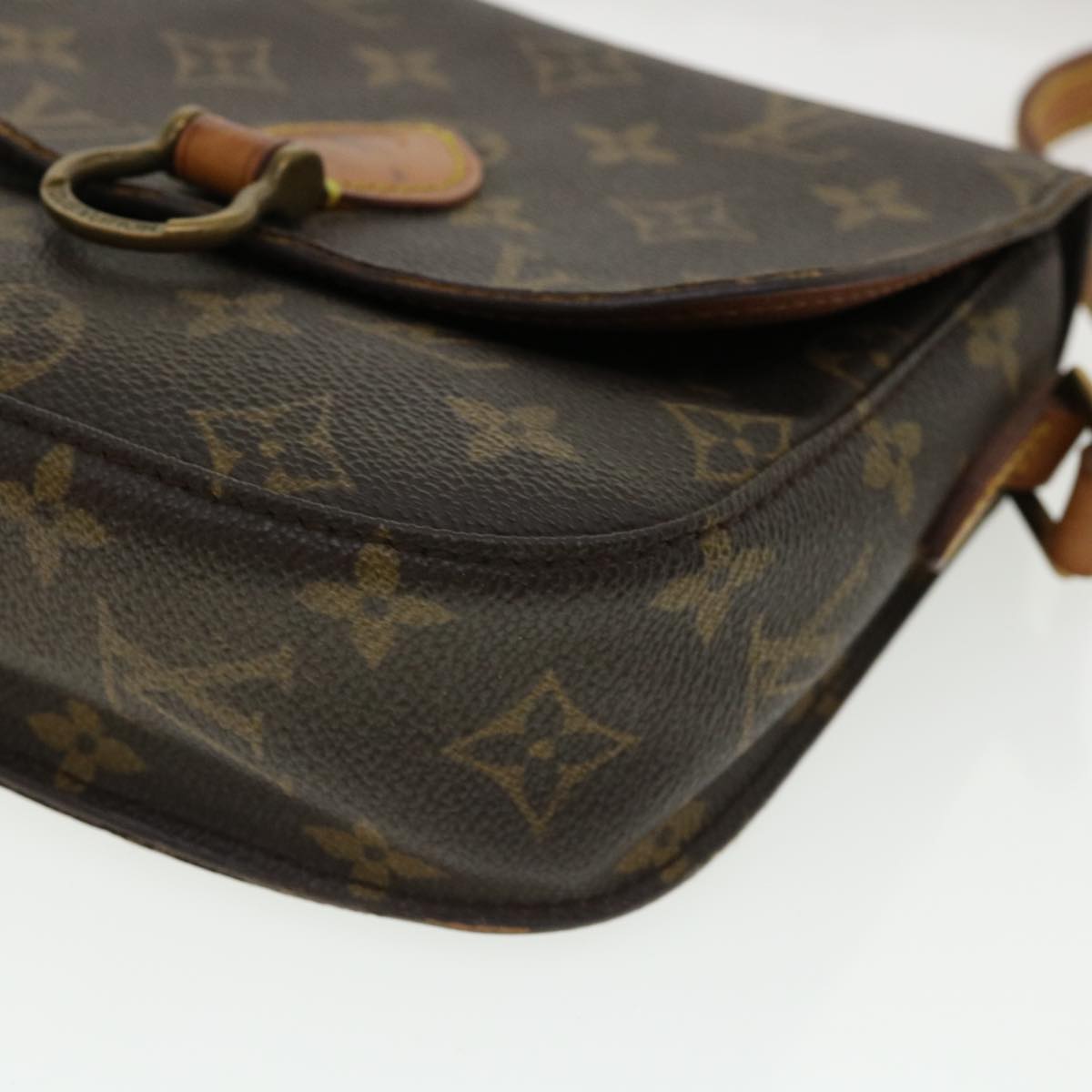 LOUIS VUITTON Monogram Saint Cloud PM Shoulder Bag M51244 LV Auth 33465