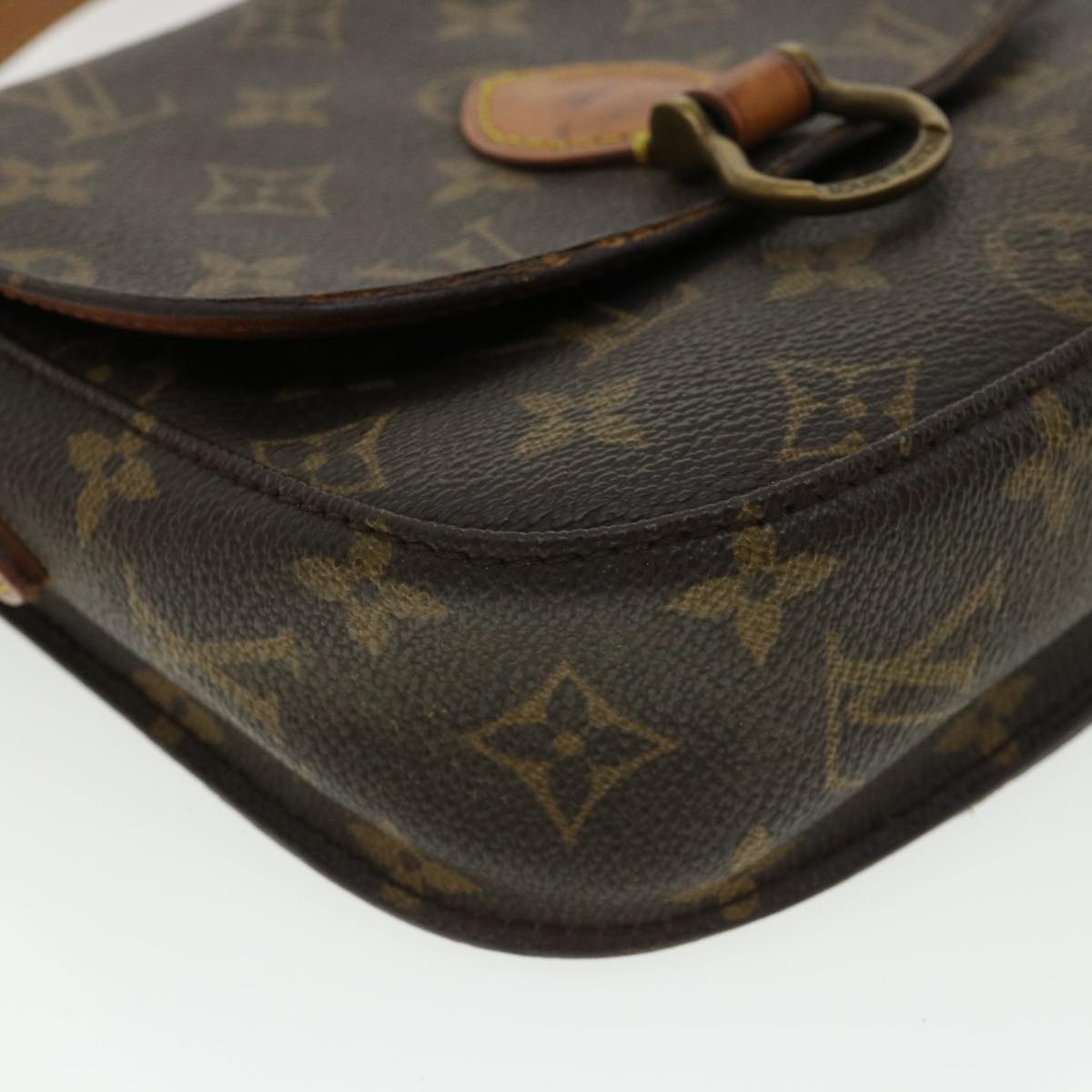 LOUIS VUITTON Monogram Saint Cloud PM Shoulder Bag M51244 LV Auth 33465