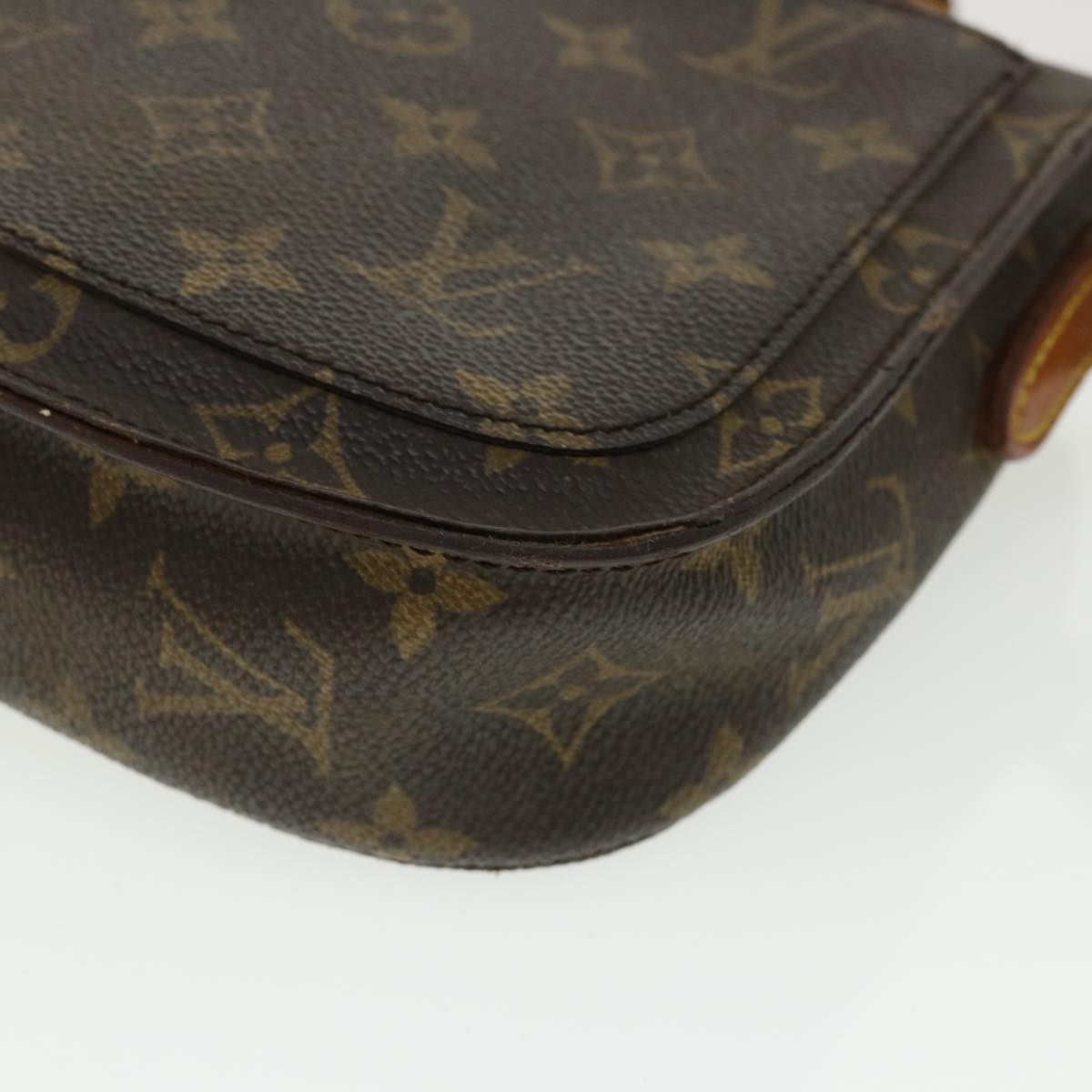 LOUIS VUITTON Monogram Saint Cloud PM Shoulder Bag M51244 LV Auth 33465