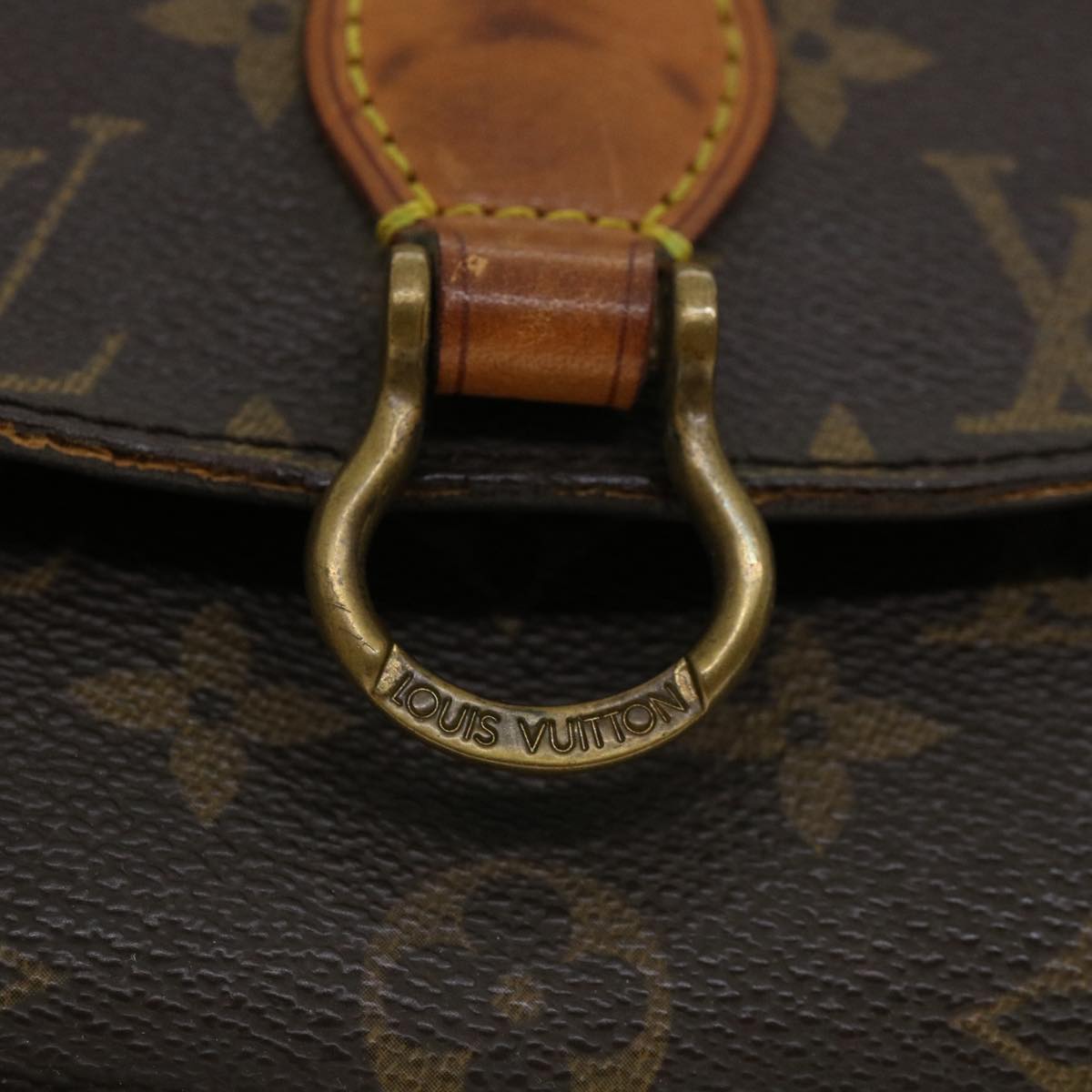 LOUIS VUITTON Monogram Saint Cloud PM Shoulder Bag M51244 LV Auth 33465