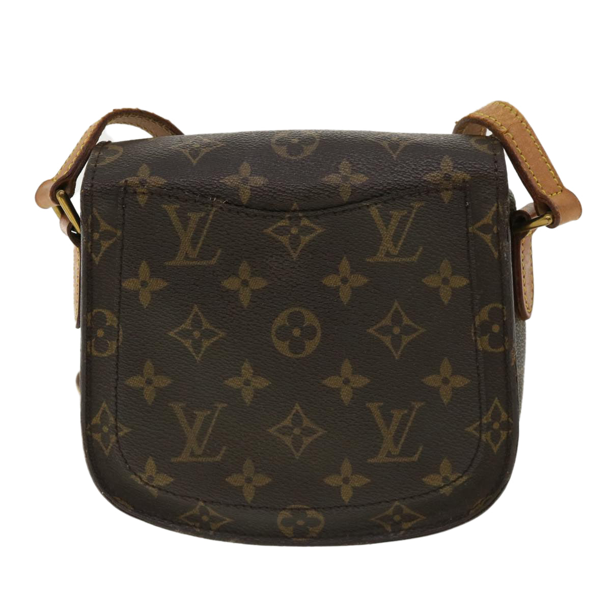 LOUIS VUITTON Monogram Saint Cloud PM Shoulder Bag M51244 LV Auth 33465