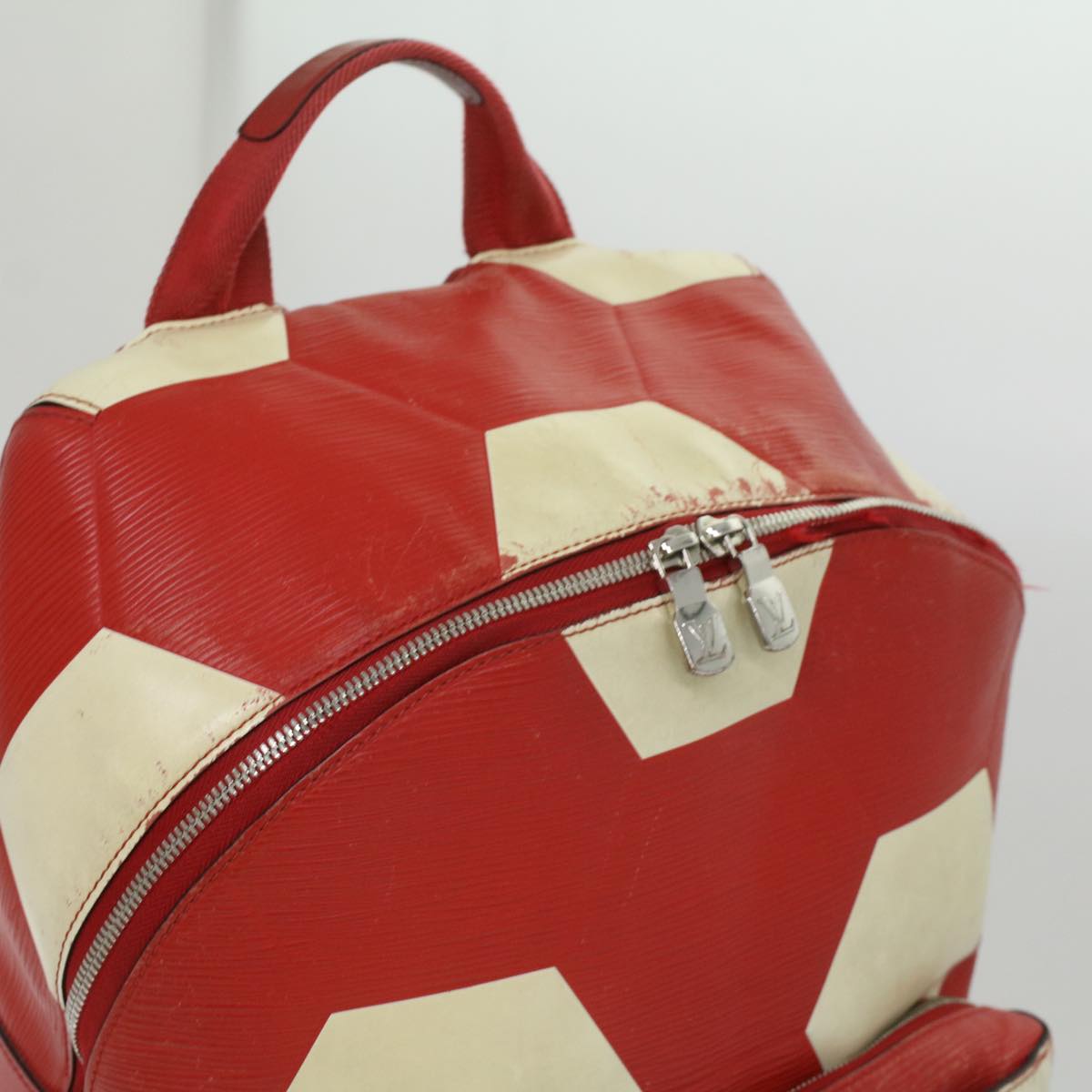 LOUIS VUITTON Epi Apollo Backpack 2018 FIFA World Cup Red M52117 LV Auth 33515