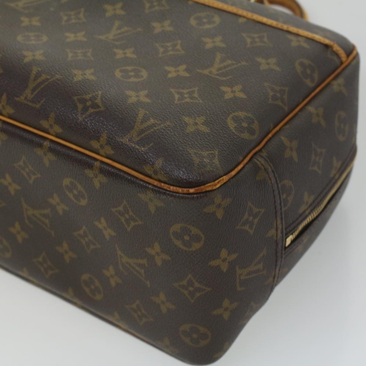 LOUIS VUITTON Monogram Deauville Hand Bag M47270 LV Auth 33523