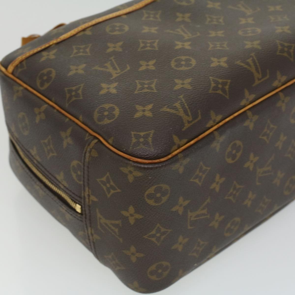 LOUIS VUITTON Monogram Deauville Hand Bag M47270 LV Auth 33523